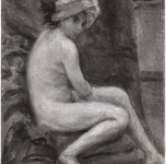 1944 Nudo Galleria d'Arte Moderna di firenze, cm 30x20
