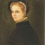 1946 La rendigote rossa  olio su tela cm 50x40