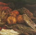 1946 Natura morta autunnale olio su tela 45,5x35,5