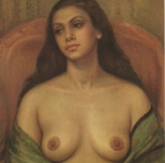 1958 L'indocinese  olio su tela cm 65x54