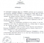 1964 Lettera dell'Unesco per la attività in Congo